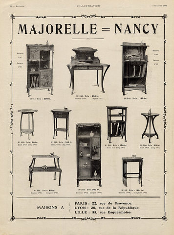 Majorelle Writing Desk and Chair